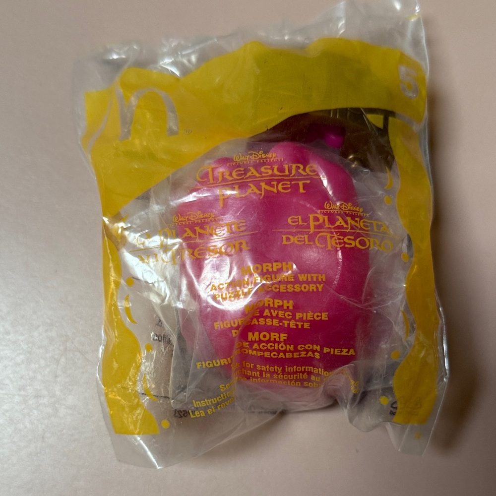 McDonald's Pink and Yellow Treasure Planet Toy